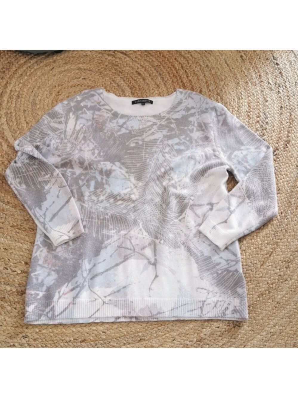 Compliments Cottagecore Floral Cozycore Sweater. Size XXL